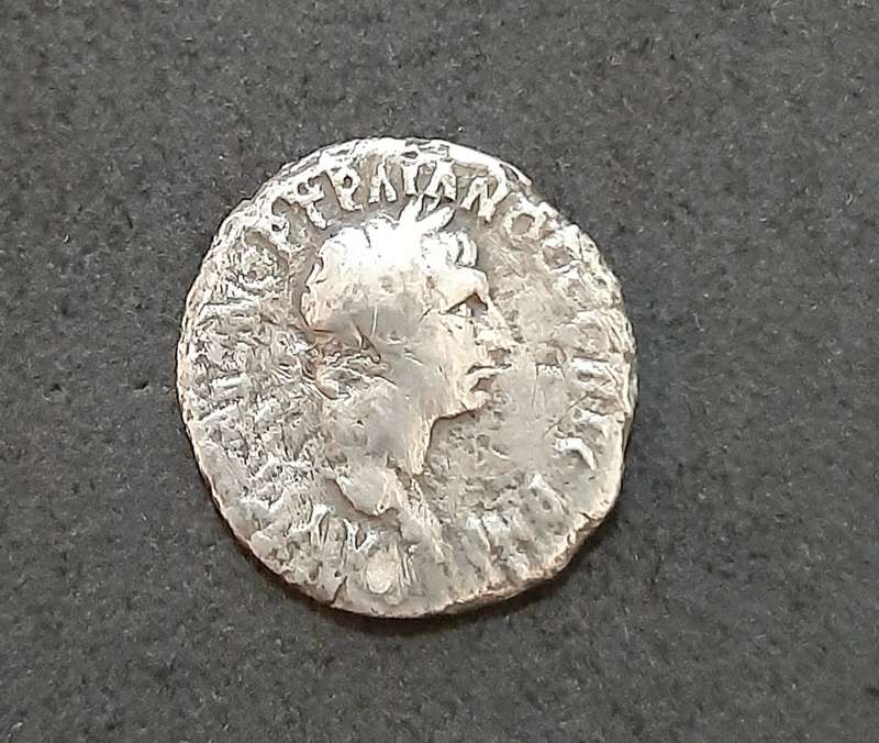 RARE: Roman Macedonia 1st-2nd Century AD Silver Coin w/ Emperor (F).