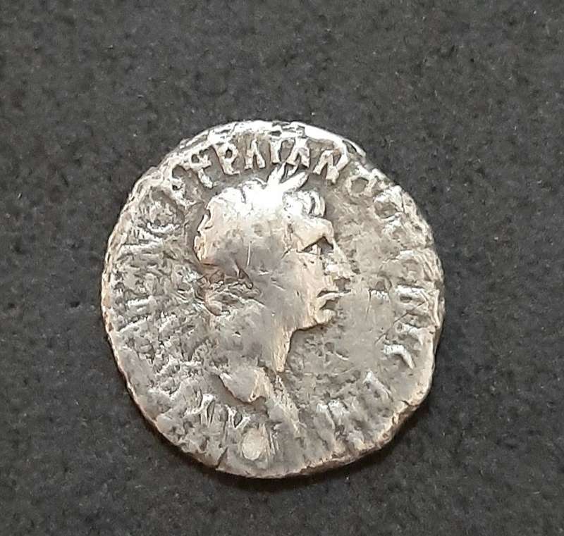 RARE: Roman Macedonia 1st-2nd Century AD Silver Coin w/ Emperor (F).