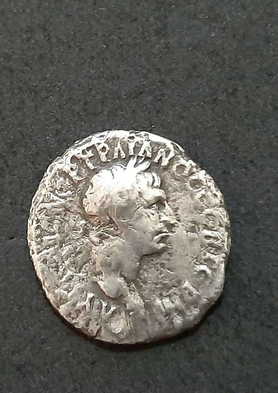 RARE: Roman Macedonia 1st-2nd Century AD Silver Coin w/ Emperor (F).