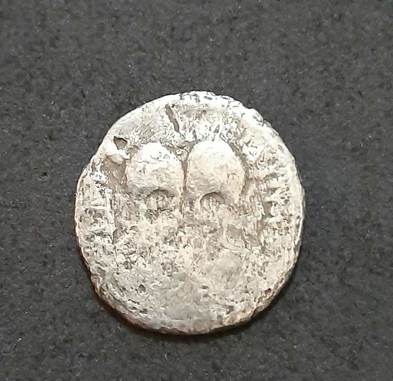 RARE: Roman Macedonia 1st-2nd Century AD Silver Coin w/ Emperor (F).