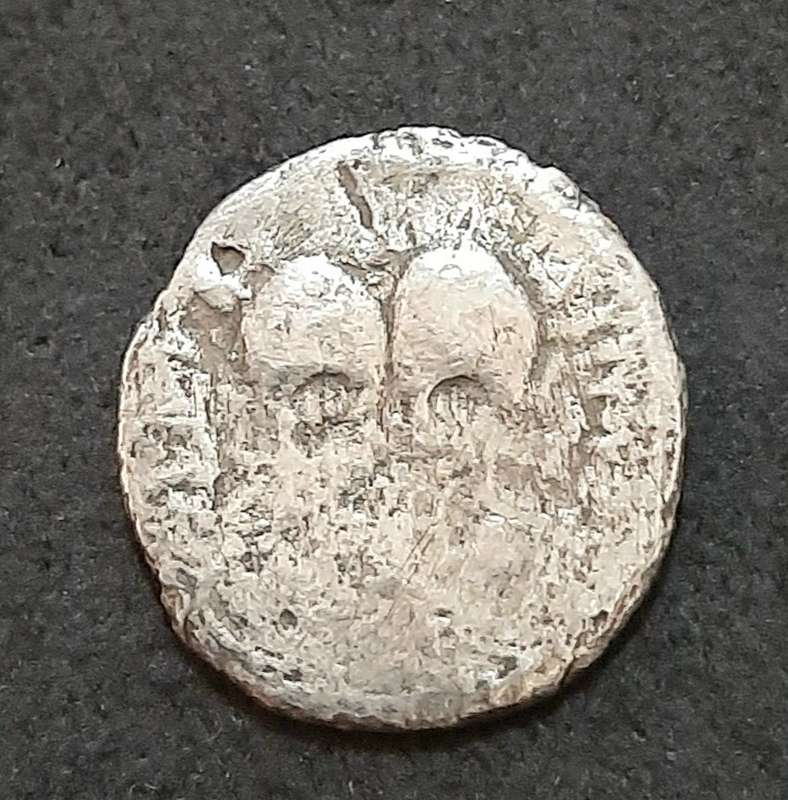 RARE: Roman Macedonia 1st-2nd Century AD Silver Coin w/ Emperor (F).