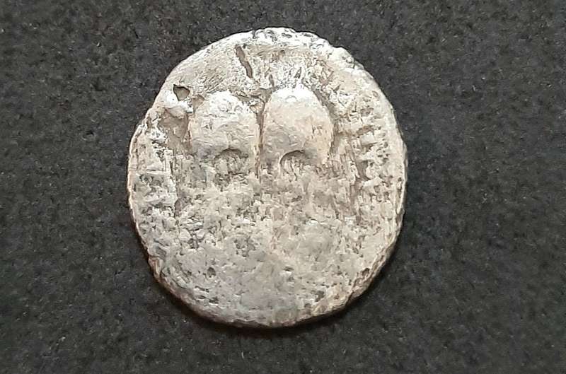 RARE: Roman Macedonia 1st-2nd Century AD Silver Coin w/ Emperor (F).