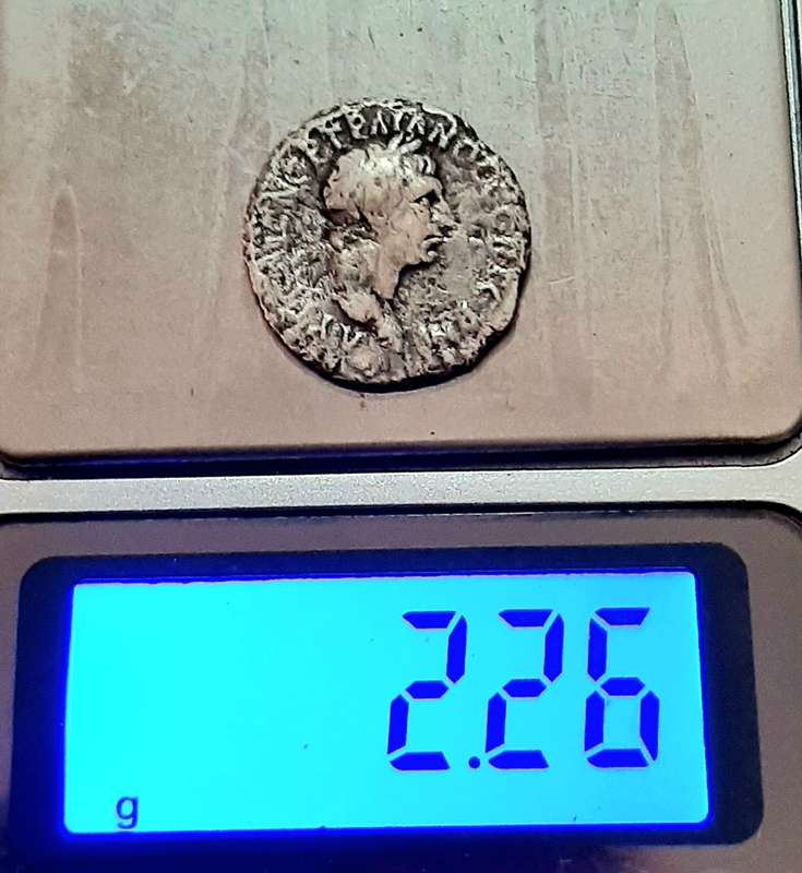 RARE: Roman Macedonia 1st-2nd Century AD Silver Coin w/ Emperor (F).