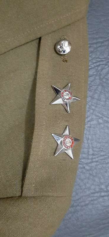 Border War 1970s :  SADF  Infantry Officer's Dress Tunic w/ Branch & Rank Insignia (Inscribed).