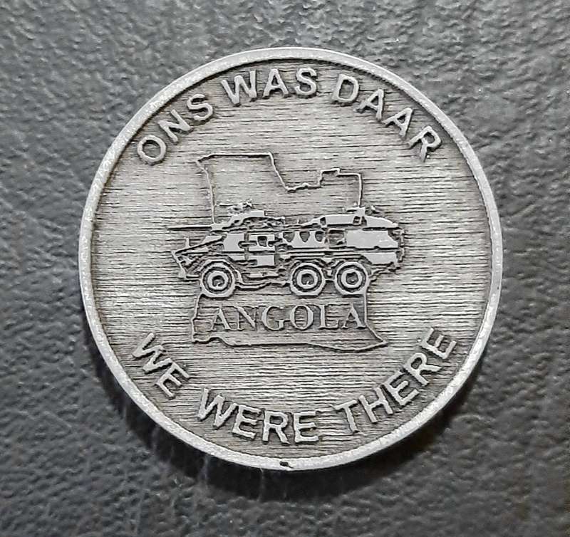 RARE: Border War - SADF Commemorative Operation Askari 1984 Metallic Veteran's Medallion(19.3 gram).