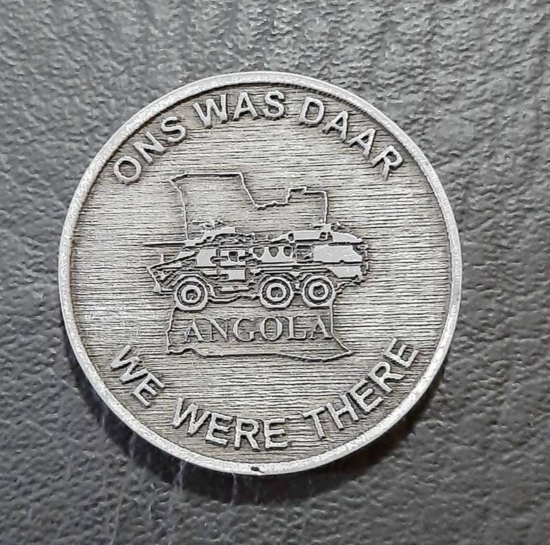 RARE: Border War - SADF Commemorative Operation Askari 1984 Metallic Veteran's Medallion(19.3 gram).