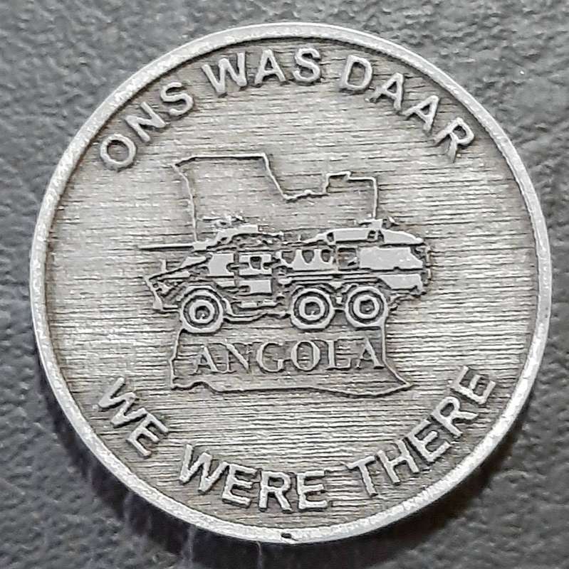 RARE: Border War - SADF Commemorative Operation Askari 1984 Metallic Veteran's Medallion(19.3 gram).