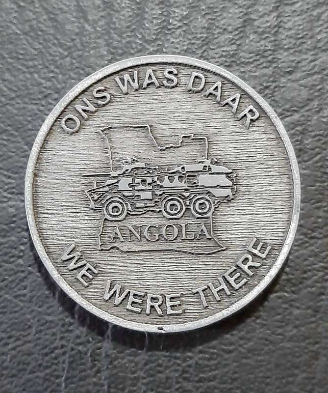 RARE: Border War - SADF Commemorative Operation Askari 1984 Metallic Veteran's Medallion(19.3 gram).
