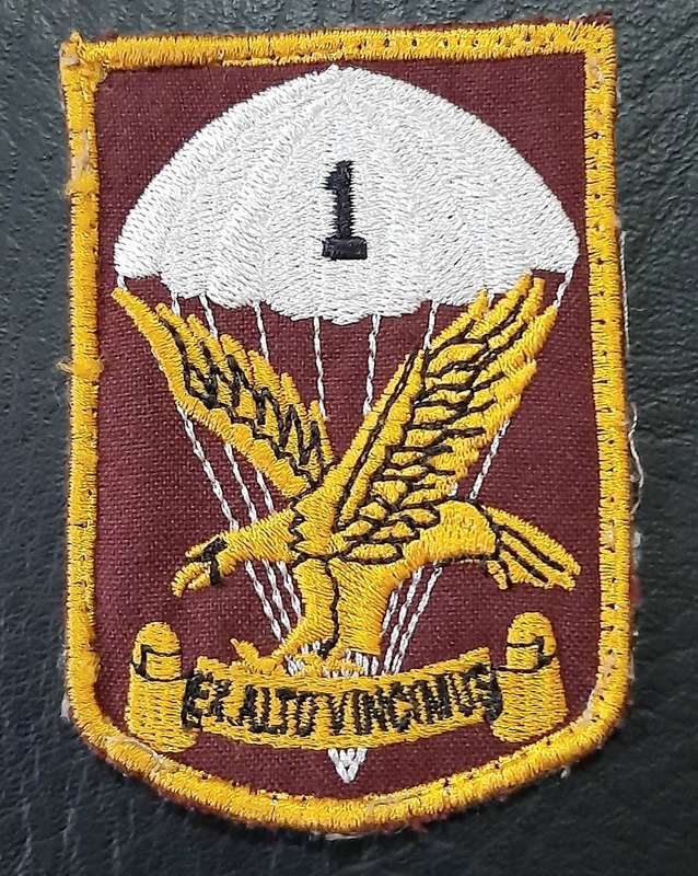 Border War: 1980s SADF 1 Parachute Battalion Embroidered Unit Tracksuit Badge.