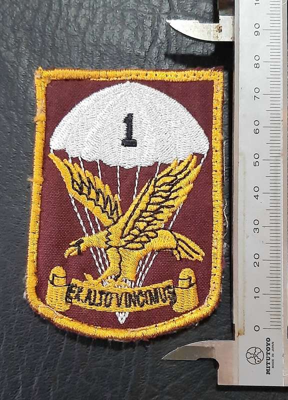 Border War: 1980s SADF 1 Parachute Battalion Embroidered Unit Tracksuit Badge.
