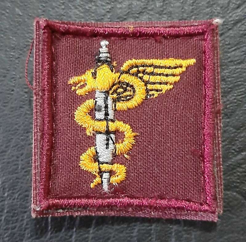 1980s/  1990s SADF 7 Medical Batt. Ops Medic Qualification Breast Badge w/ Velcro Tab ( 2 x Pcs).