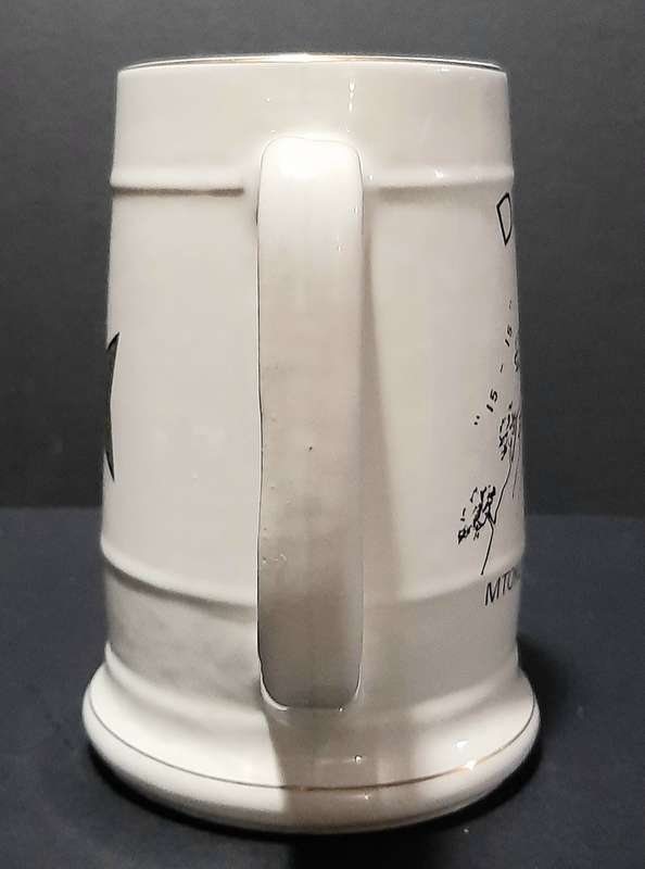 Rhodesian Bush War: 1978 ' The Rhodesia Regt.' D2 Coy Mtoko Unit Ceramic Tankard (18cm).