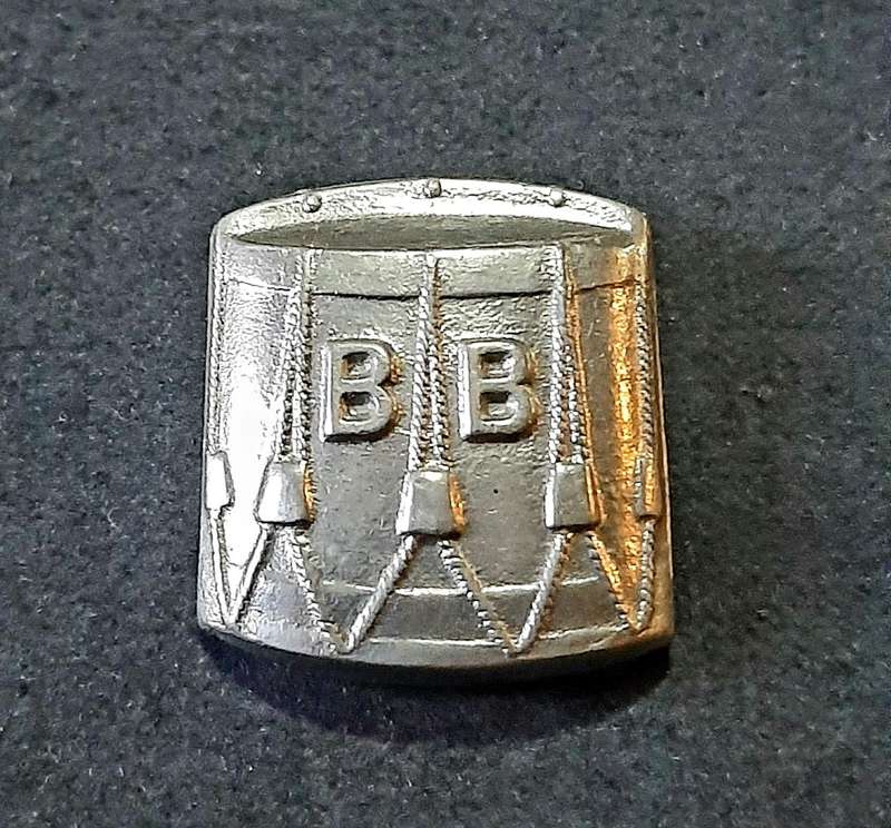 Mid-20th Century: 'Boys Brigade ' Drummer's Proficiency Badge w/ Pin.
