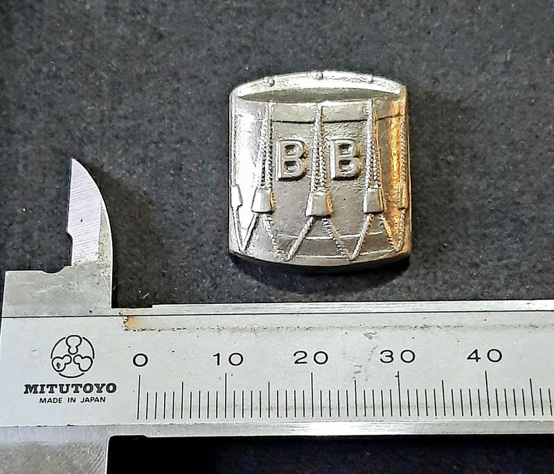 Mid-20th Century: 'Boys Brigade ' Drummer's Proficiency Badge w/ Pin.