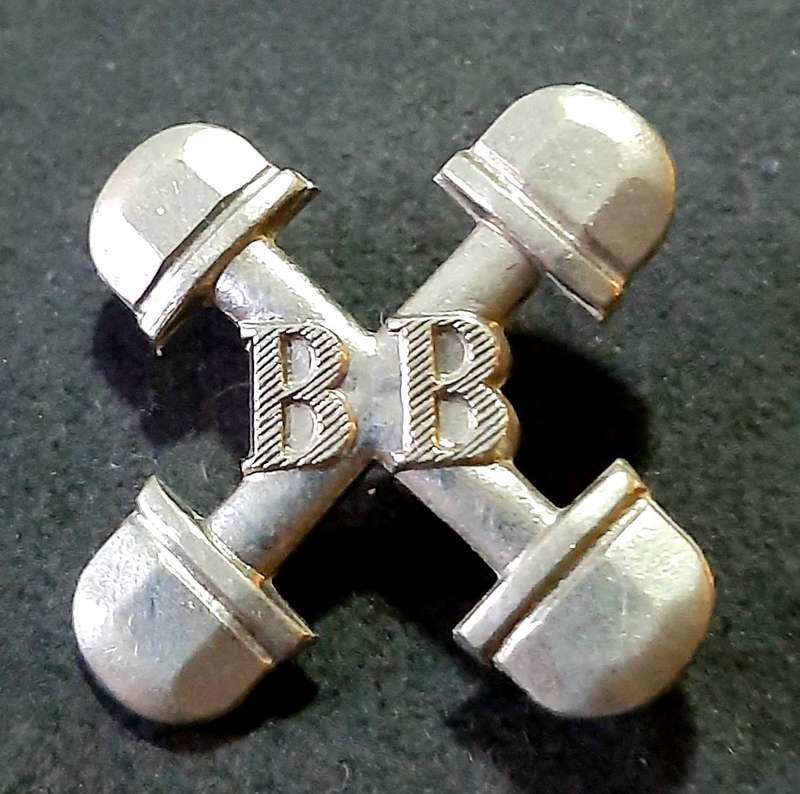 Mid-20th Century: 'Boys Brigade' Youth Organization Physical Recreation Badge w/ Pin.