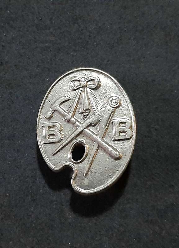 Mid-20th Century: 'Boys Brigade' Vocational Skill Badge w/ Pin.