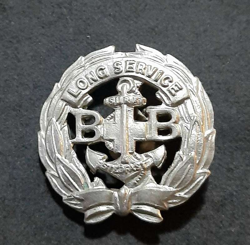 RARE: Mid-20th Century- 'Boys Brigade' Youth Org. Long Service Badge w/ Pin.