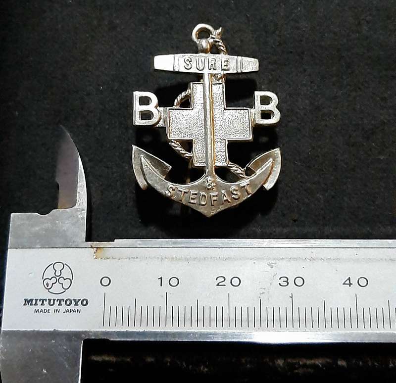 RARE: 20th Century 'Boys Brigade' 3 Years Service Badge w/ Pin.