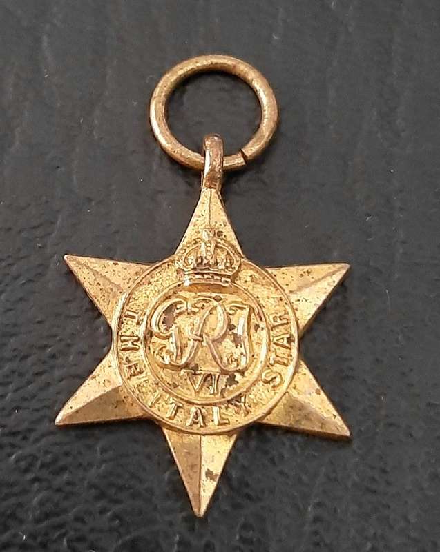 WW2 : Miniature Italy Star Campaign Medal (No Ribbon).