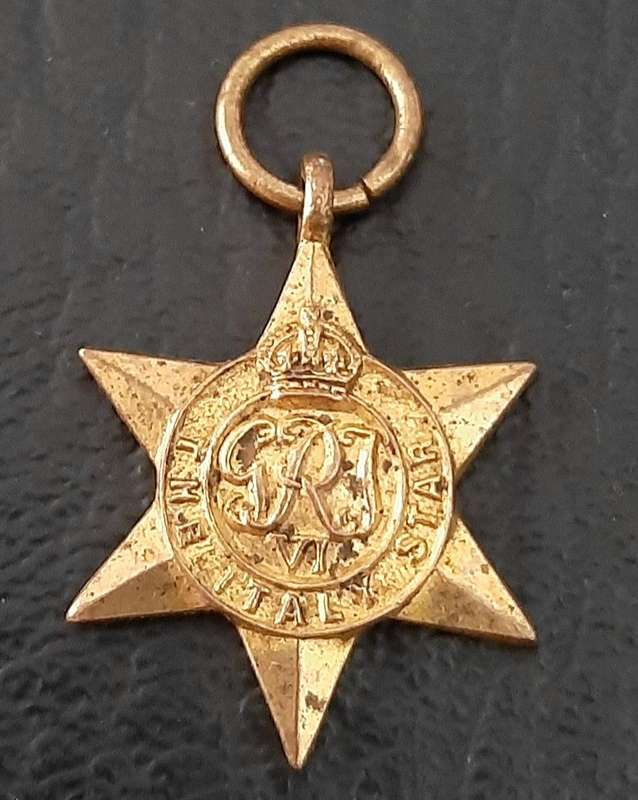 WW2 : Miniature Italy Star Campaign Medal (No Ribbon).