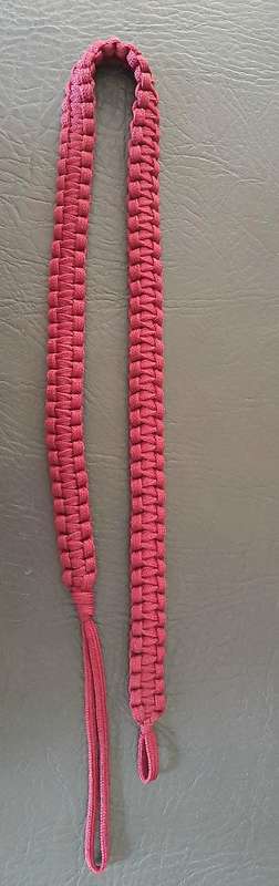 RARE: 1980s Border War - SAMS Instructor's Woven Crimson Paracord Lanyard (80cm).