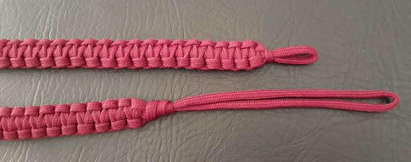 RARE: 1980s Border War - SAMS Instructor's Woven Crimson Paracord Lanyard (80cm).