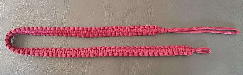 RARE: 1980s Border War - SAMS Instructor's Woven Crimson Paracord Lanyard (80cm).