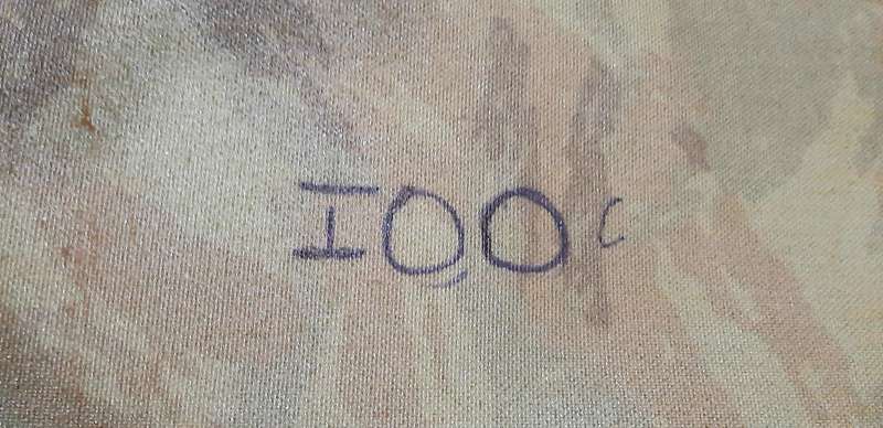 RARE: 1980s SADF - 32 Battalion Camouflage Poncho/ Groundsheet w/ Hood #2 .