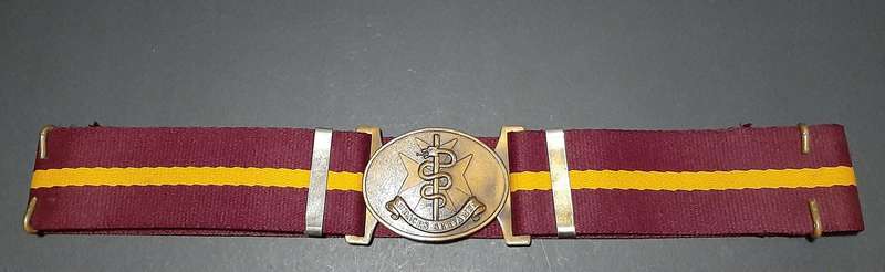 RARE: 1980s/1990s SAMS Regimental Stable-Belt w/ Brass Buckle (Complete) [ 100cm].