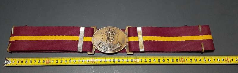 RARE: 1980s/1990s SAMS Regimental Stable-Belt w/ Brass Buckle (Complete) [ 100cm].