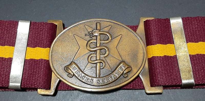 RARE: 1980s/1990s SAMS Regimental Stable-Belt w/ Brass Buckle (Complete) [ 100cm].