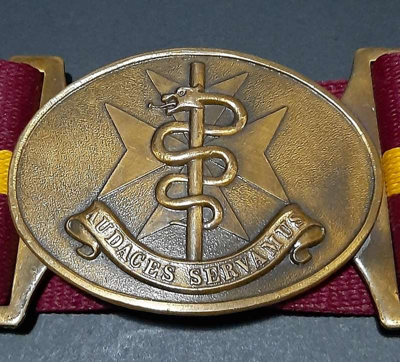 RARE: 1980s/1990s SAMS Regimental Stable-Belt w/ Brass Buckle (Complete) [ 100cm].