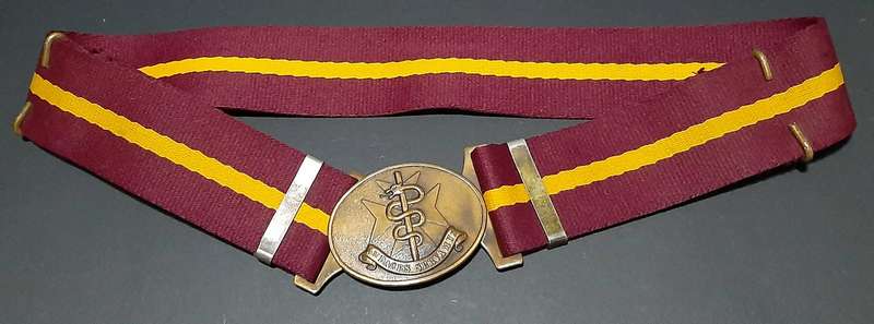 RARE: 1980s/1990s SAMS Regimental Stable-Belt w/ Brass Buckle (Complete) [ 100cm].