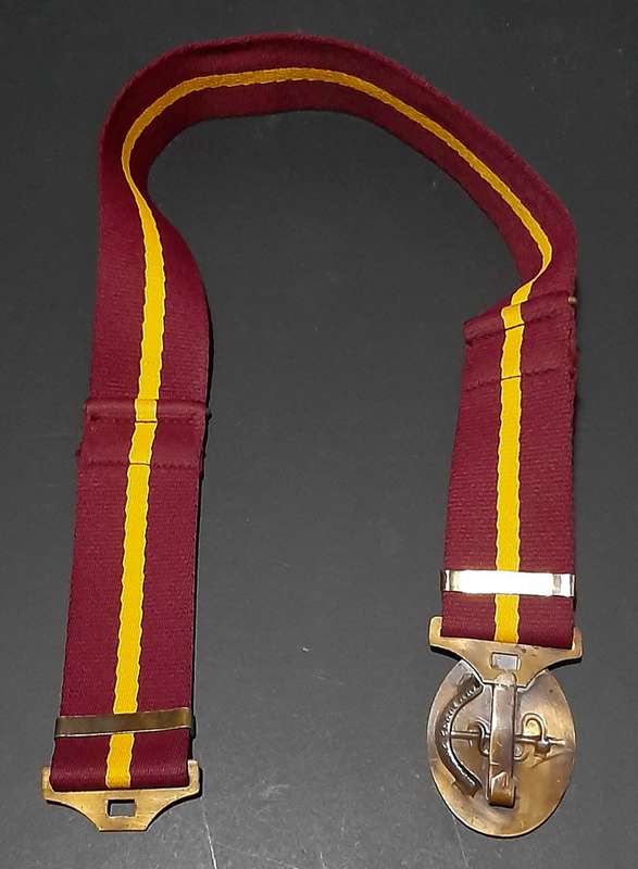 RARE: 1980s/1990s SAMS Regimental Stable-Belt w/ Brass Buckle (Complete) [ 100cm].