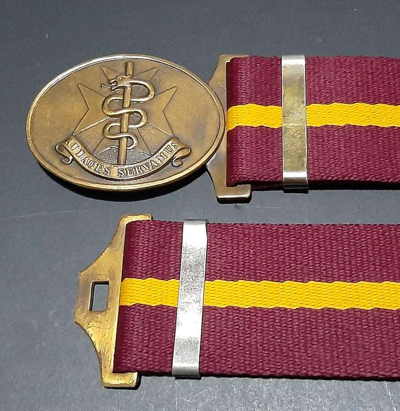 RARE: 1980s/1990s SAMS Regimental Stable-Belt w/ Brass Buckle (Complete) [ 100cm].