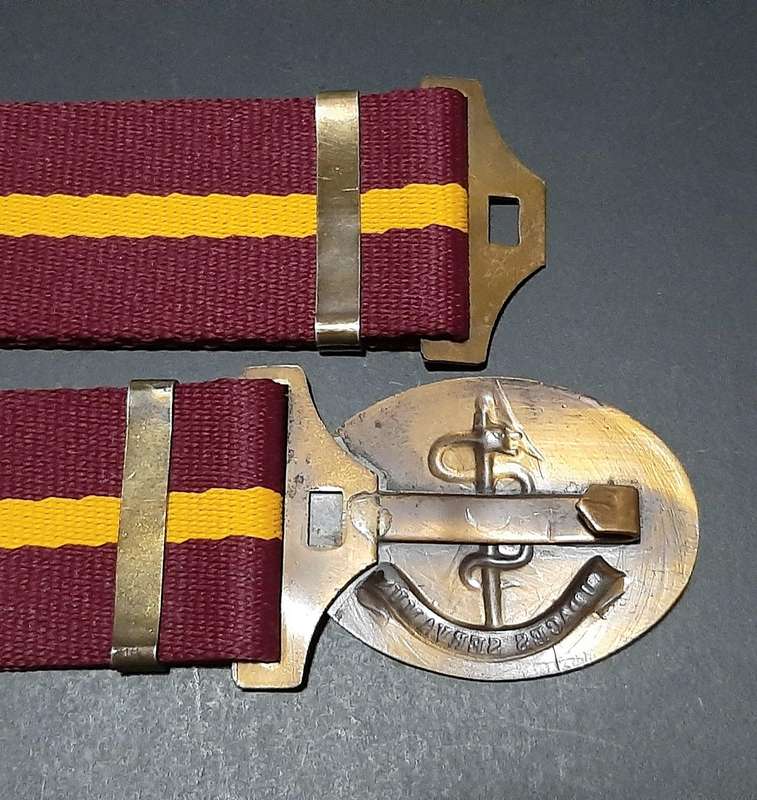 RARE: 1980s/1990s SAMS Regimental Stable-Belt w/ Brass Buckle (Complete) [ 100cm].