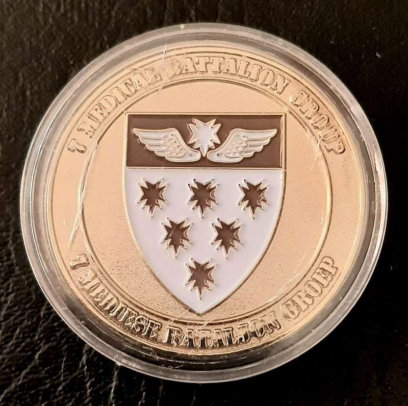 RARE: SAMS  7 Medical Battalion Special Forces Medic Operator Numbered Commemorative Medallion (XF+)