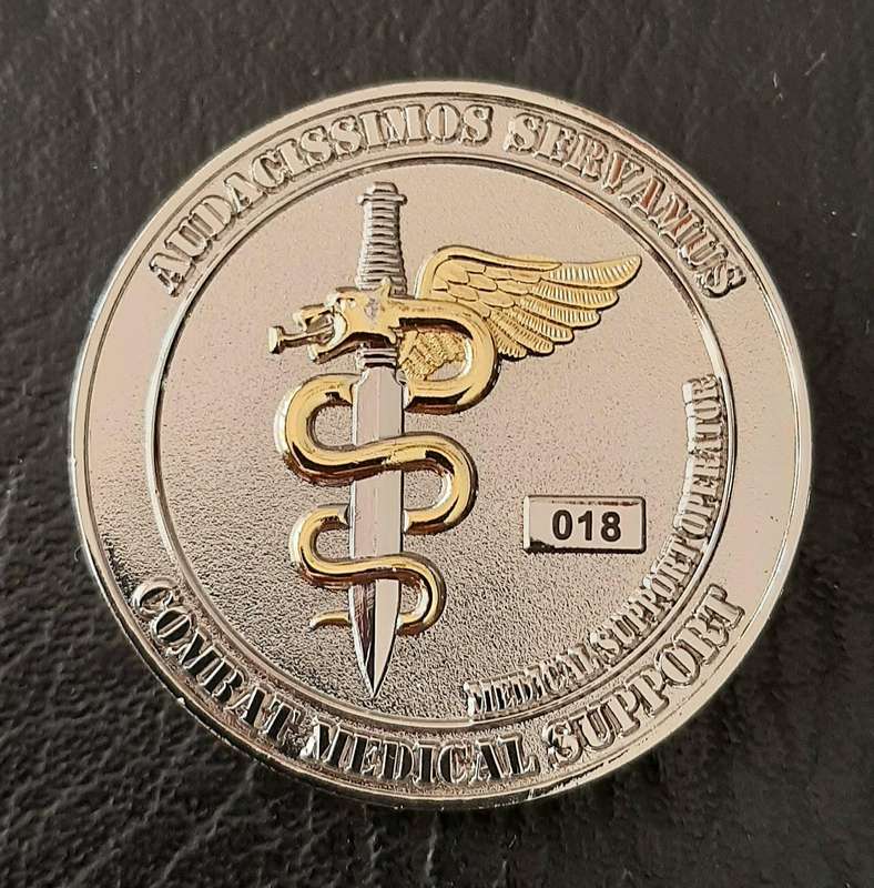 RARE: SAMS  7 Medical Battalion Special Forces Medic Operator Numbered Commemorative Medallion (XF+)