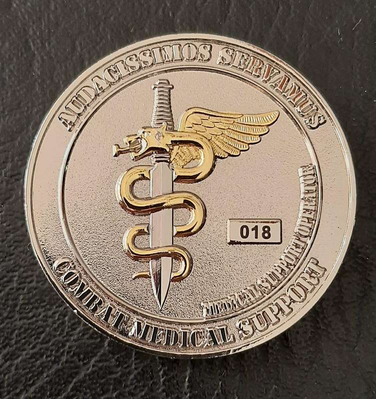 RARE: SAMS  7 Medical Battalion Special Forces Medic Operator Numbered Commemorative Medallion (XF+)
