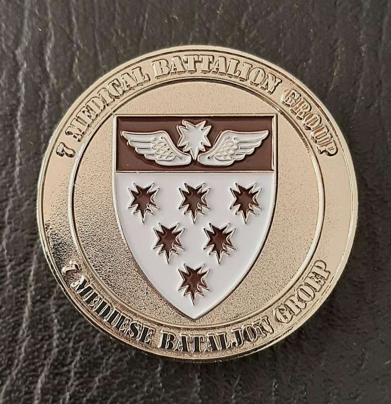 RARE: SAMS  7 Medical Battalion Special Forces Medic Operator Numbered Commemorative Medallion (XF+)