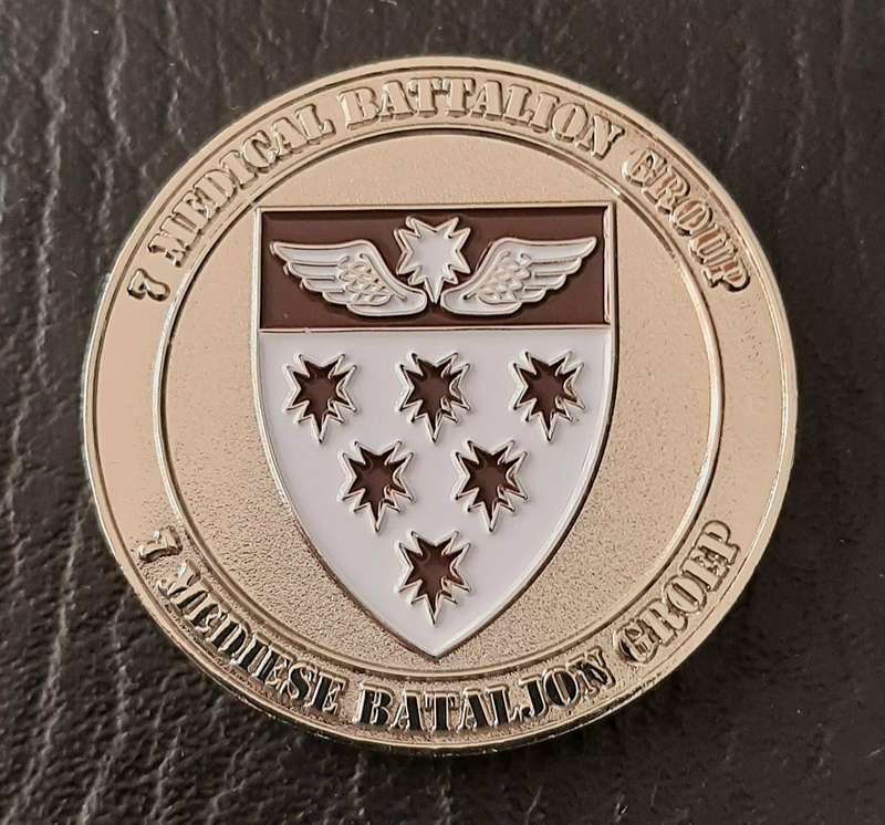 RARE: SAMS  7 Medical Battalion Special Forces Medic Operator Numbered Commemorative Medallion (XF+)