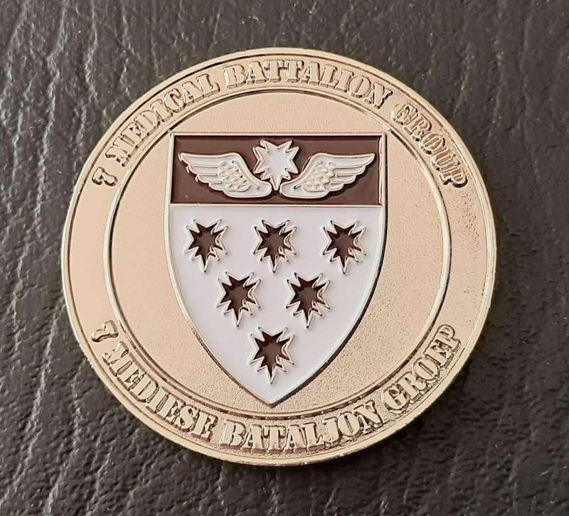 RARE: SAMS  7 Medical Battalion Special Forces Medic Operator Numbered Commemorative Medallion (XF+)