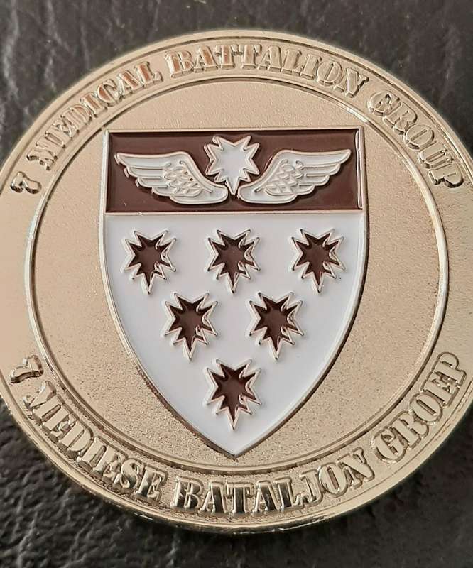 RARE: SAMS  7 Medical Battalion Special Forces Medic Operator Numbered Commemorative Medallion (XF+)