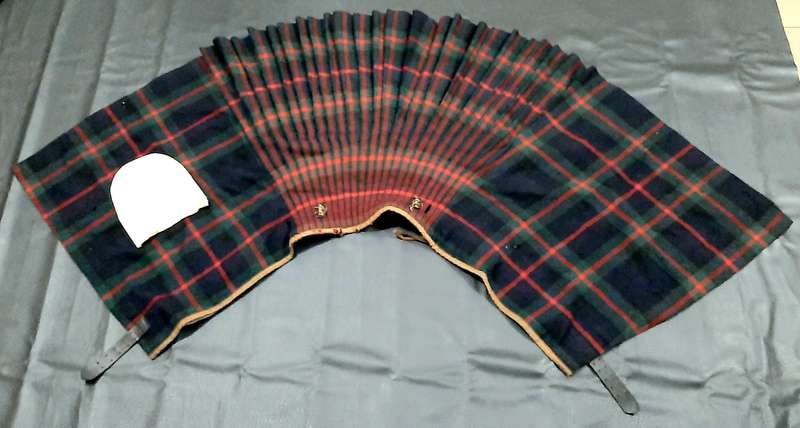 RARE: WW1 / WW2 UDF 4th SA Infantry Regt. 'Murray of Athol' Tartan Kilt ( Complete).