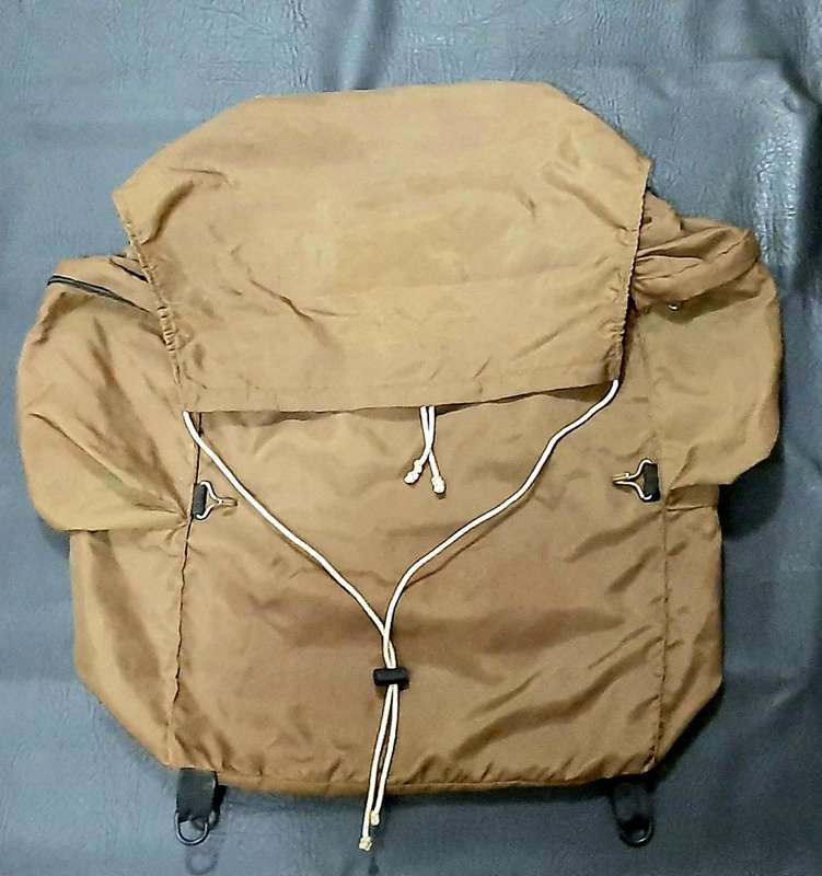 RARE: 1980s Border War - SADF 44 Para. Brigade Pathfinder / 'Recce' Nutria Rucksack Expansion Bag.