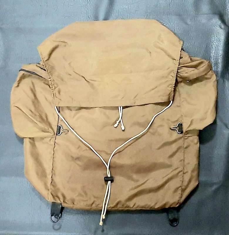 RARE: 1980s Border War - SADF 44 Para. Brigade Pathfinder / 'Recce' Nutria Rucksack Expansion Bag.
