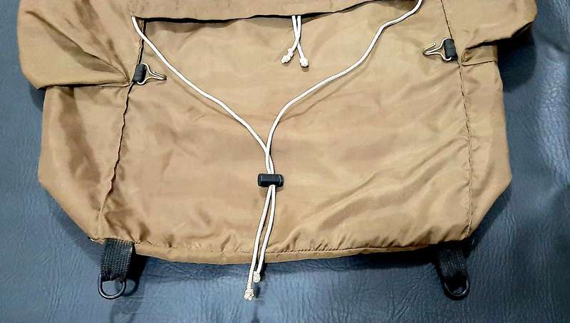 RARE: 1980s Border War - SADF 44 Para. Brigade Pathfinder / 'Recce' Nutria Rucksack Expansion Bag.
