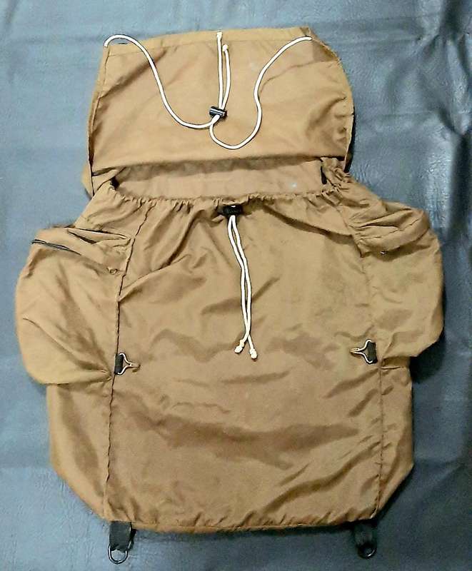 RARE: 1980s Border War - SADF 44 Para. Brigade Pathfinder / 'Recce' Nutria Rucksack Expansion Bag.