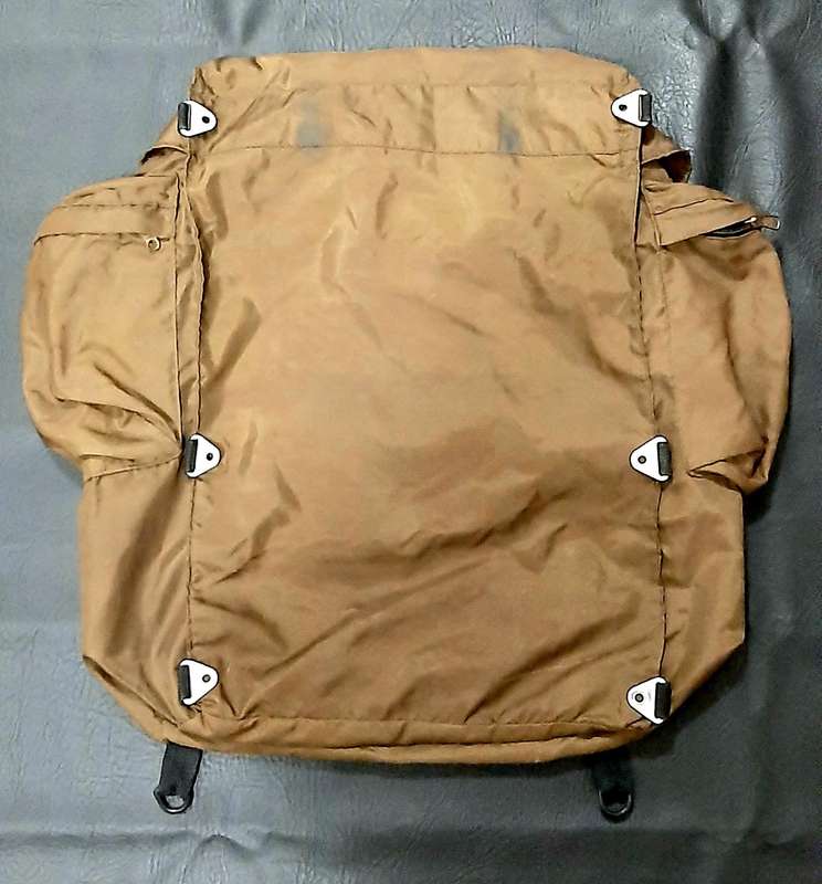 RARE: 1980s Border War - SADF 44 Para. Brigade Pathfinder / 'Recce' Nutria Rucksack Expansion Bag.