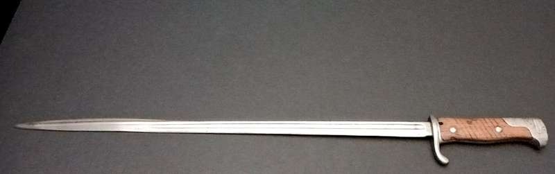 Rare WW1 German S1898 n/A Art 'Quillback' Bayonet (C.G. Haenel, Suhl)